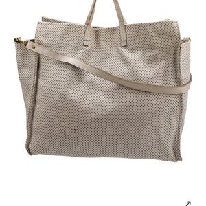 Clare V. Leather Tote Bag